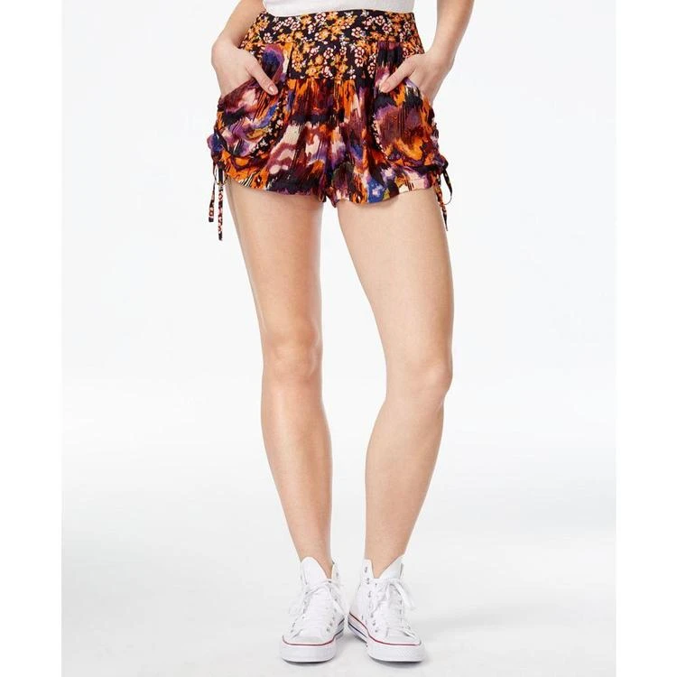 商品Free People|Printed Ruched Soft Shorts,价格¥202,第4张图片详细描述