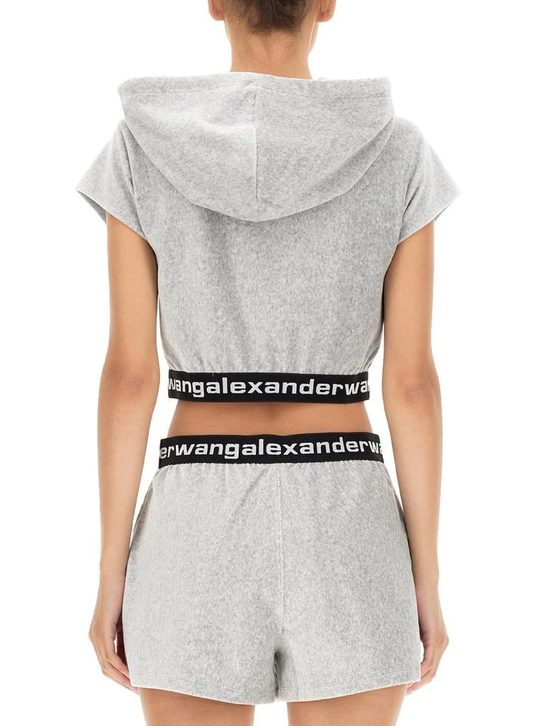商品Alexander Wang|SWEATSHIRT WITH LOGOED BAND,价格¥1878,第2张图片详细描述