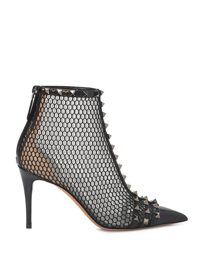 商品Valentino|Women's Rockstud Cap Top Mesh Booties,价格¥10663,第2张图片详细描述