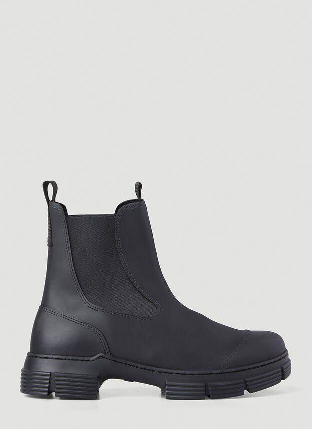 商品Ganni|Recycled Rubber Boots in Black,价格¥943,第1张图片