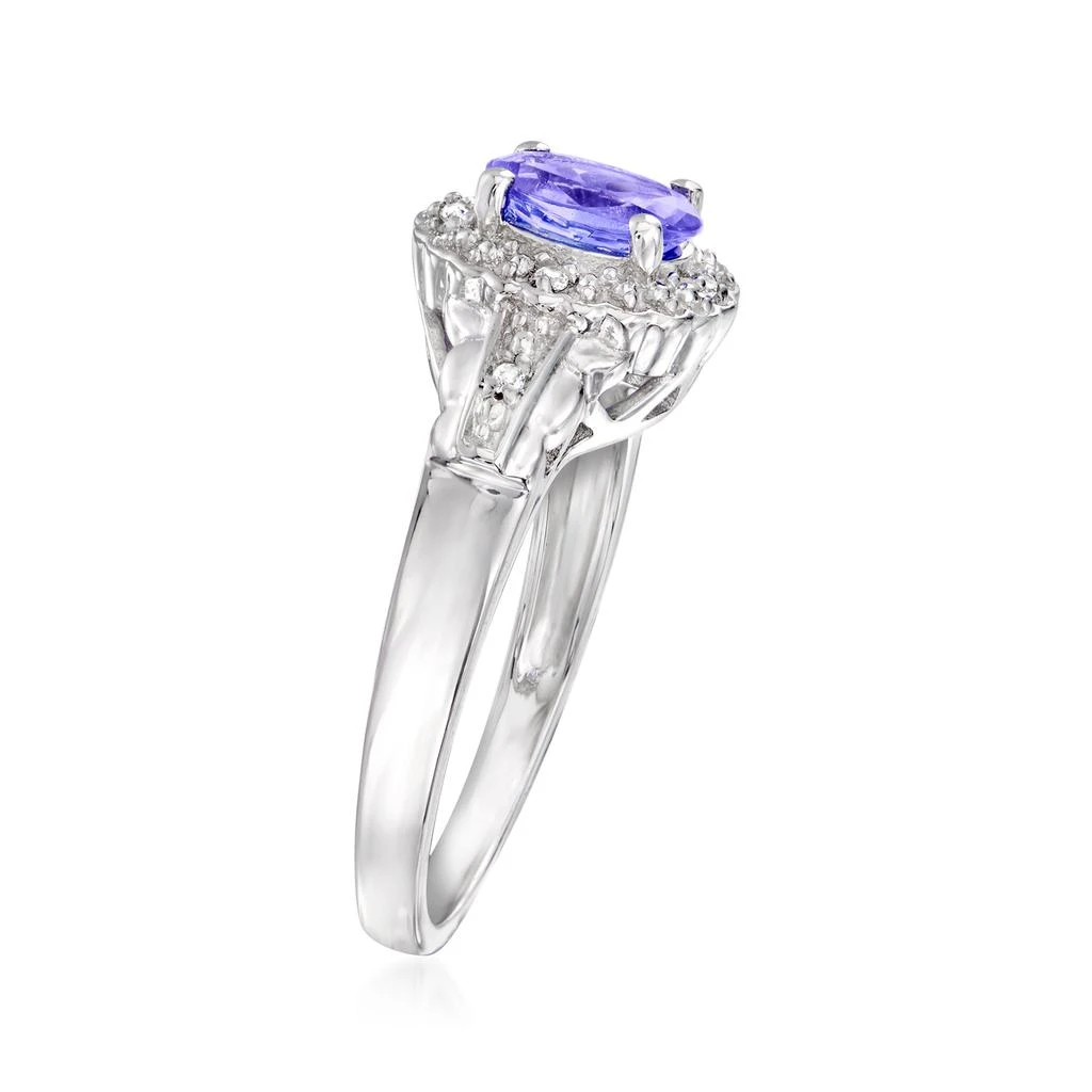 Ross-Simons Tanzanite and . White Topaz Jewelry Set: Necklace, Earrings and Ring in Sterling Silver 商品
