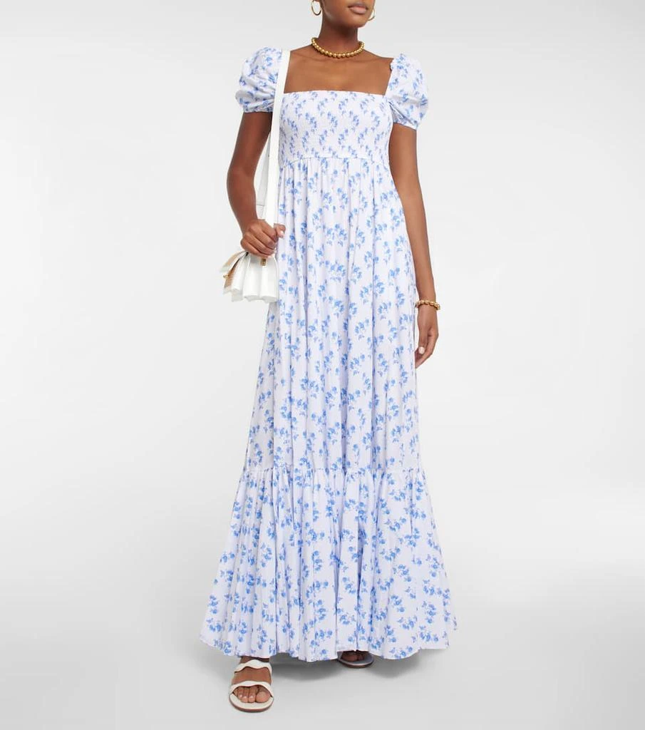 商品CAROLINE CONSTAS|Gianna printed poplin maxi dress,价格¥3112,第2张图片详细描述