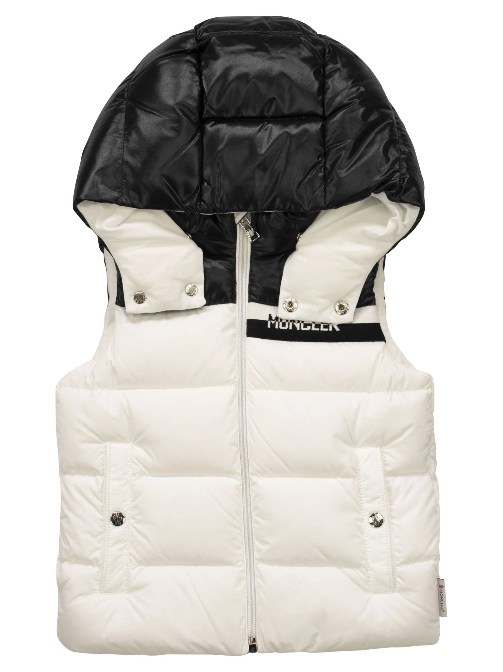 商品Moncler|MONCLER 白色女童马甲 1A00006-53333-042,价格¥1685,第1张图片