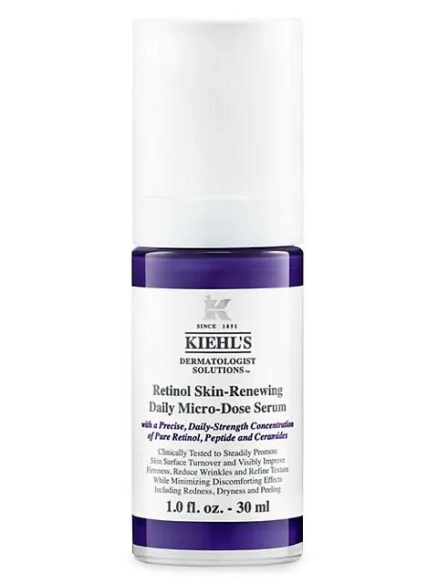 商品Kiehl's|Micro-Dose Anti-Aging Retinol Serum With Ceramides And Peptide,价格¥485,第1张图片