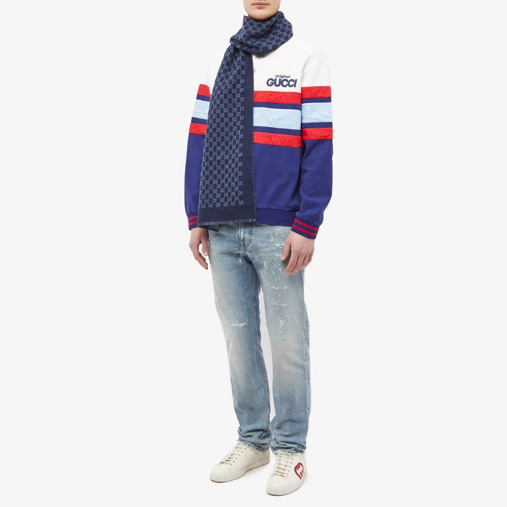 商品Gucci|Gucci GG Jaquard Scarf,价格¥2711,第4张图片详细描述