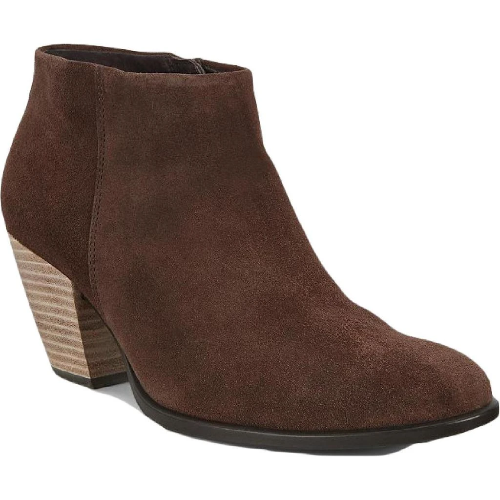商品ECCO|ECCO Womens Leather Round Toe Booties,价格¥200,第1张图片
