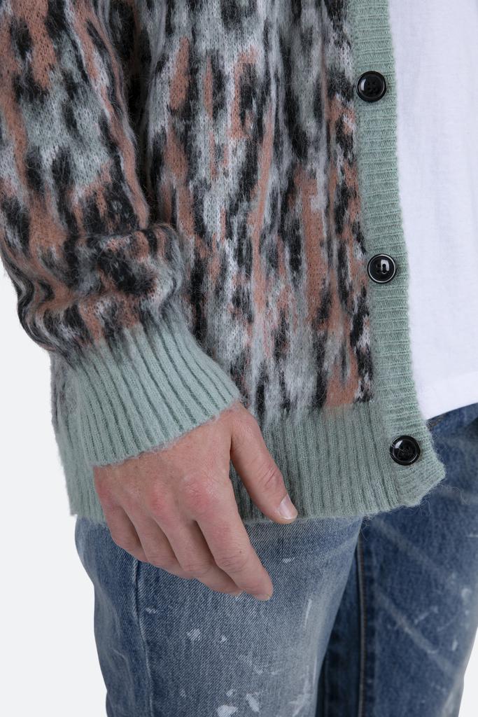 Leopard Cardigan Sweater - Multi商品第7张图片规格展示