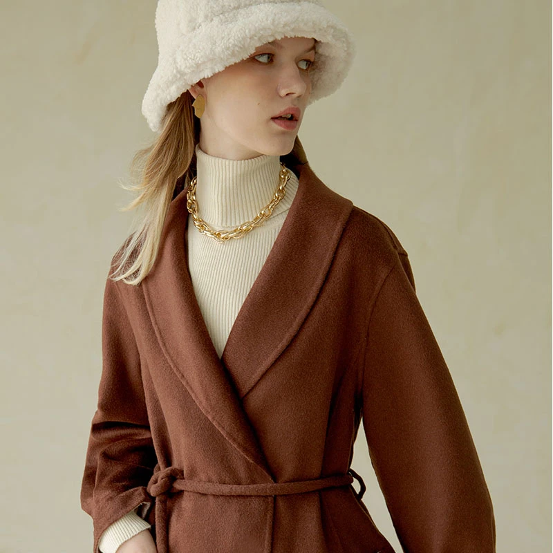 Ainsley Wool Coat - Beige/Mocha | Ainsley羊毛大衣 - 摩卡/米色 商品