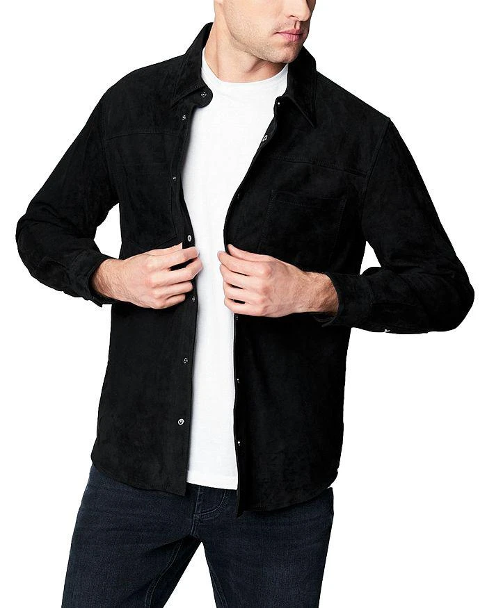 商品Blank NYC|Leather Shirt Jacket,价格¥2234,第5张图片详细描述