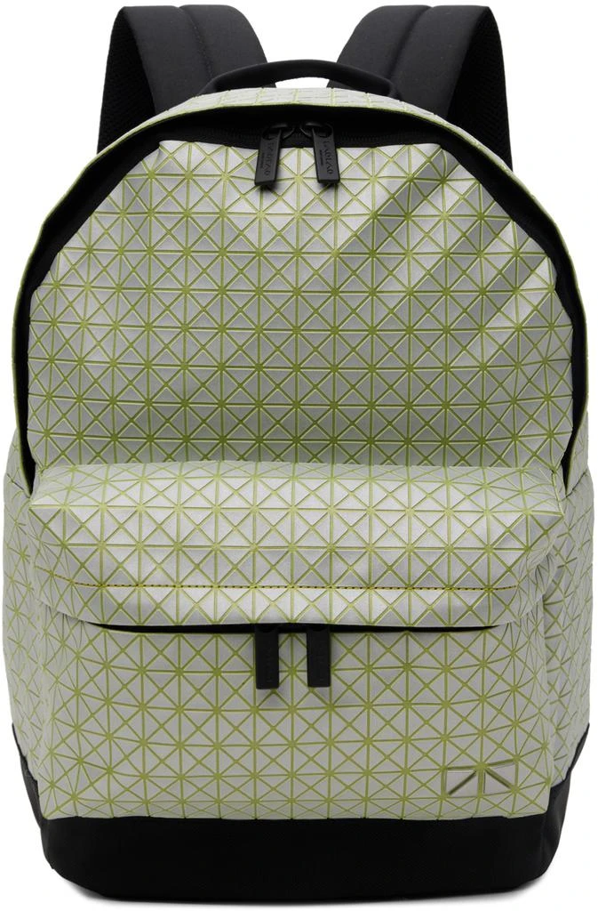 商品Issey Miyake|Green & Silver Daypack Reflector Backpack,价格¥7330,第1张图片