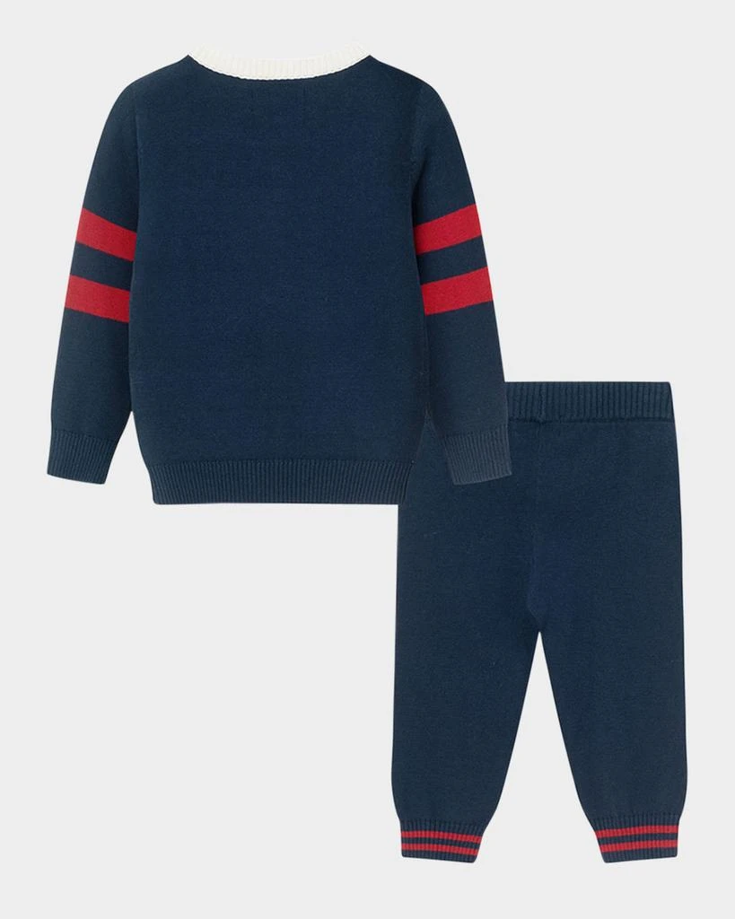 商品Andy & Evan|Boy's Striped Sweater & Joggers Set, Size Newborn-24M,价格¥453,第3张图片详细描述