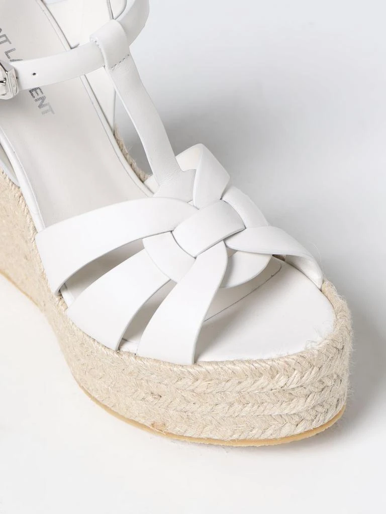 商品Yves Saint Laurent|Saint Laurent wedge leather espadrilles,价格¥6404,第4张图片详细�描述