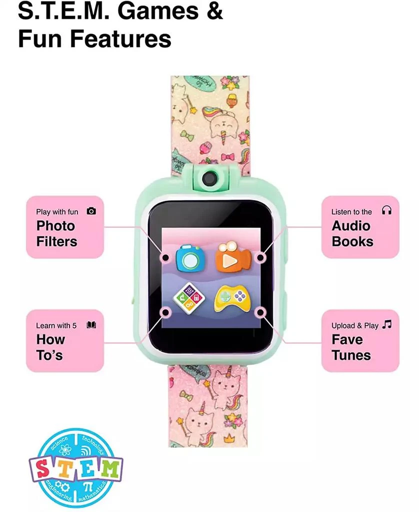 商品Playzoom|2 Kids Multicolor Silicone Strap Smartwatch,价格¥187,第2张图片详细描述