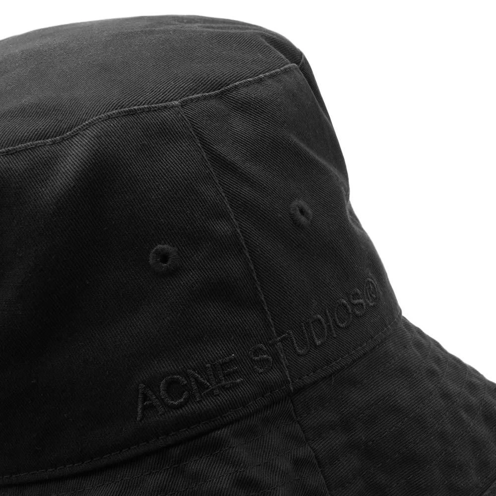 商品Acne Studios|Acne Studios Brimmo Twill Logo Bucket Hat,价格¥1480,第2张图片详细描述