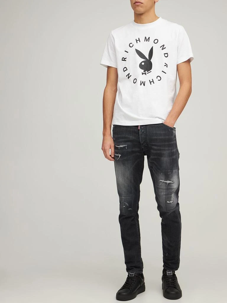 商品Richmond|Logo Cotton T-shirt,价格¥387,第1张图片详细描述