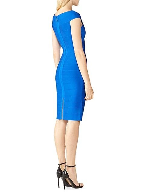 商品Herve Leger|Icon Crossover Bust Bodycon Dress,价格¥1769,第4张图片详细描述