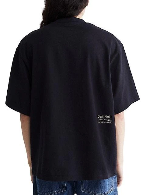 商品Calvin Klein|Standards Cotton Crewneck T-Shirt,价格¥159,第3张图片详细描述