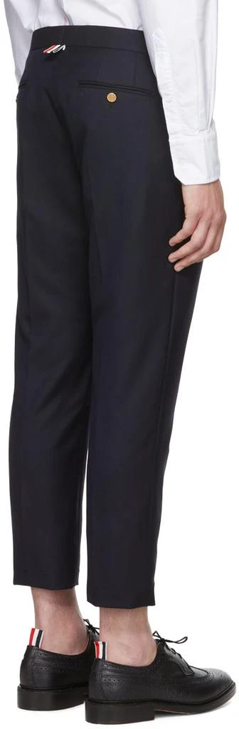 商品Thom Browne|海军蓝羊毛长裤,价格¥9469,第3张图片详细描述