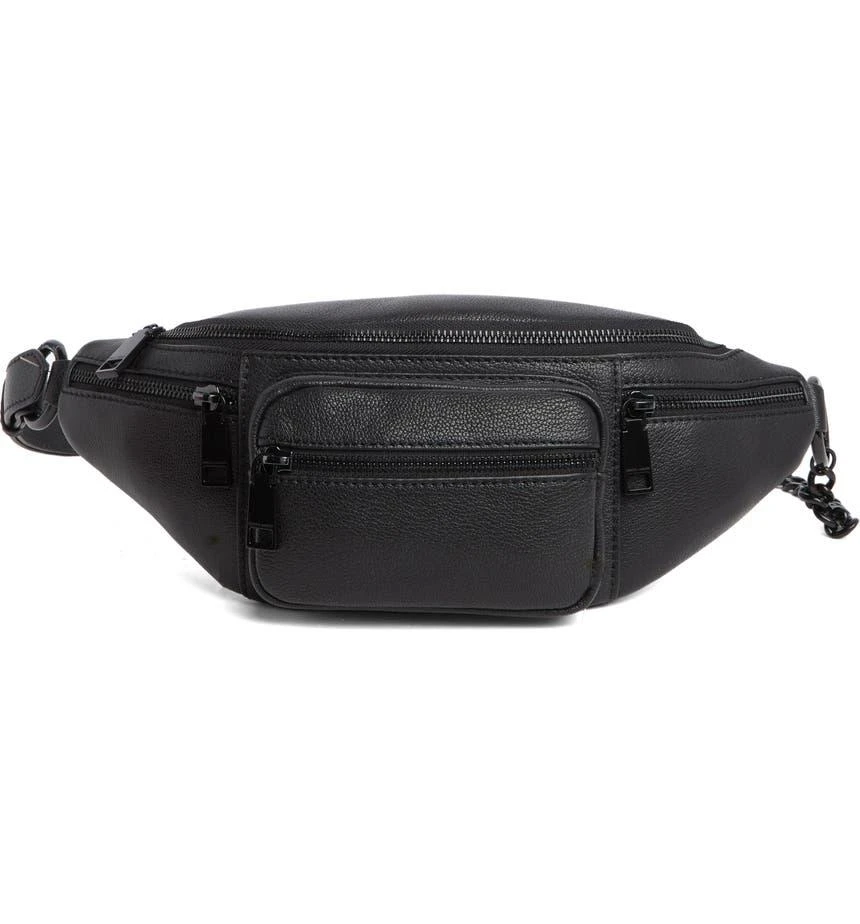 商品Rebecca Minkoff|Leather Zip Belt Bag,价格¥1033,第1张图片