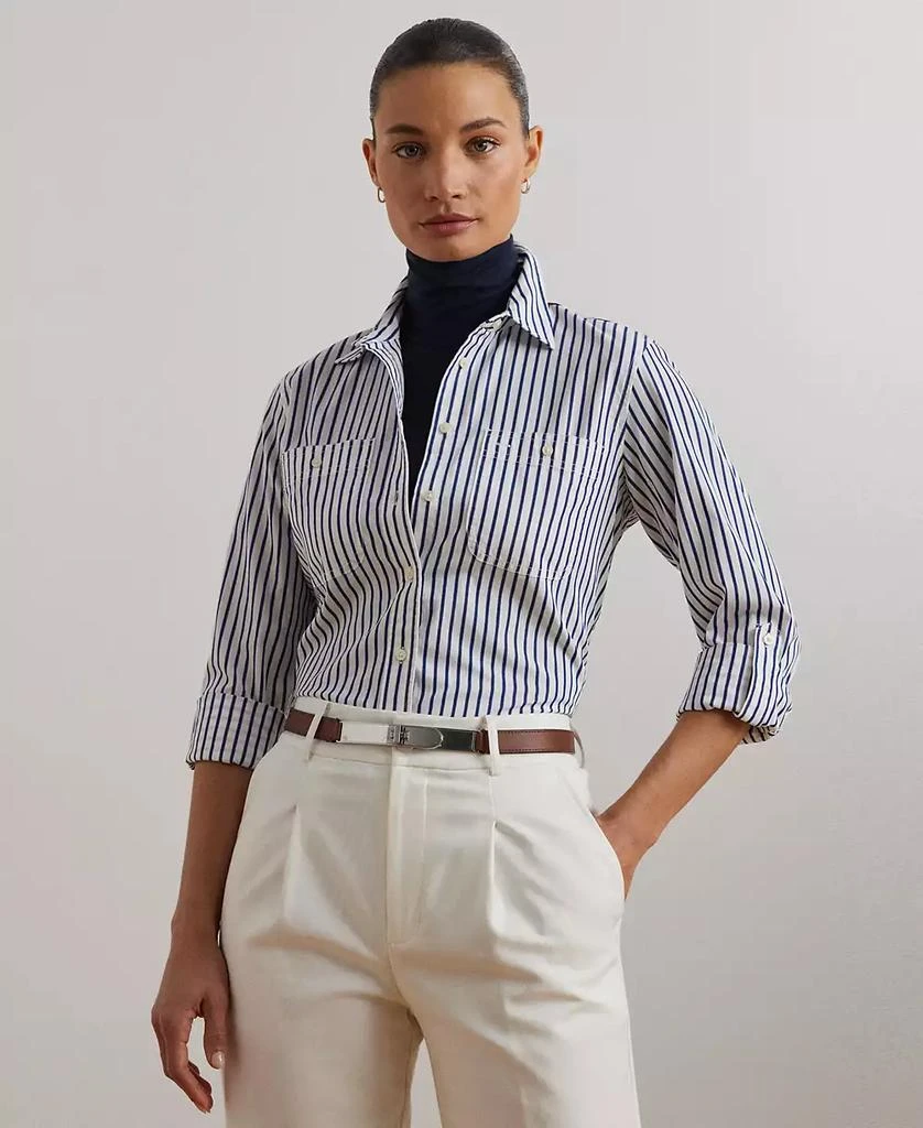 商品Ralph Lauren|Striped Cotton Shirt,价格¥743,第1张图片