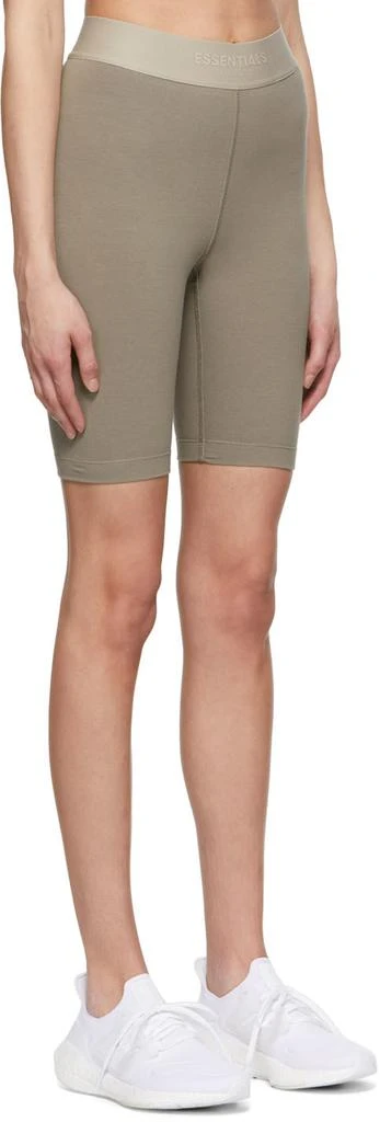 商品Essentials|Taupe Cotton Shorts,价格¥300,第2张图片详细描述