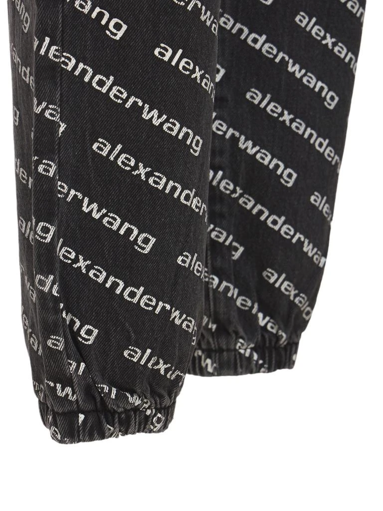 商品Alexander Wang|Logo Oversized Cotton Denim Pants,价格¥2998,第4张图片详细描述