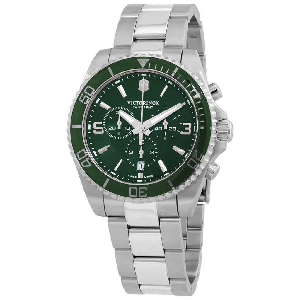 商品Victorinox|Victorinox Maverick Quartz Green Dial Mens Watch 241946,价格¥2810,第1张图片