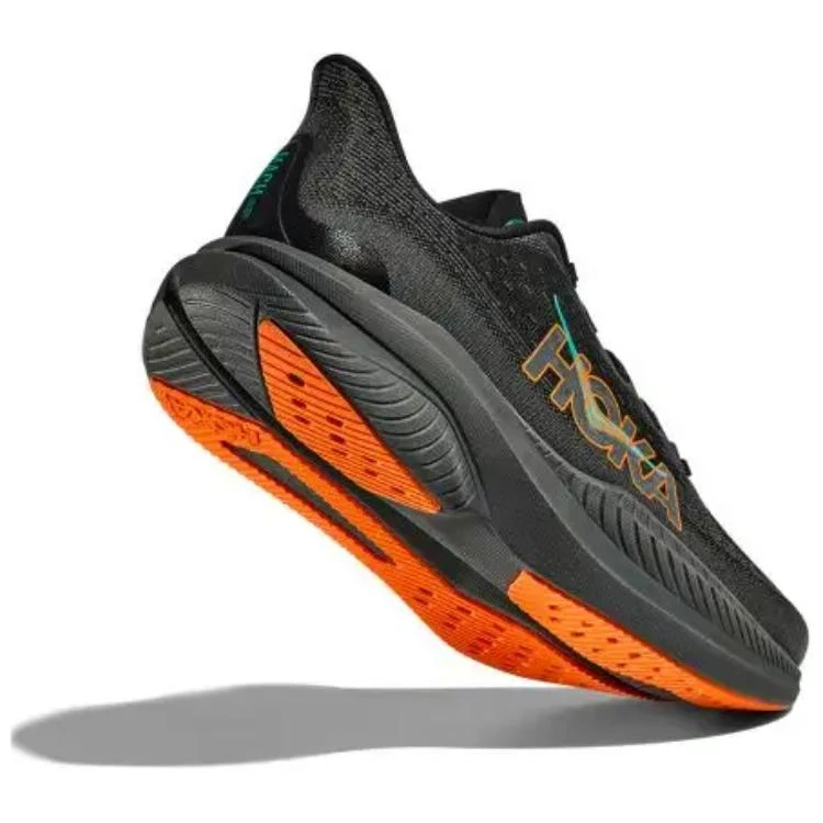 商品[国内直发] Hoka One One|MACH 6 舒适 轻便防滑耐磨 低帮跑步鞋 男款 黑色,价格¥1230,第6张图片详细描述