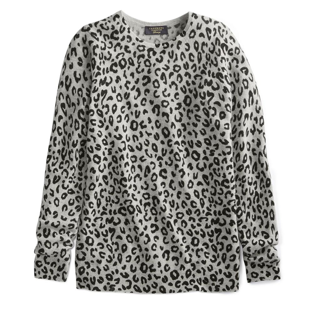 Women's 100% Cashmere Spotty Dottie Sweater, Created for Macy's商品第4张图片规格展示