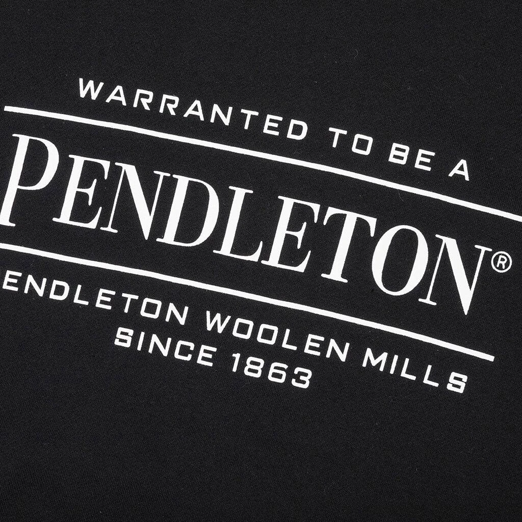 商品NEIGHBORHOOD|Pendleton .CO L/S Hooded Sweatshirt - Black,价格¥1263,第4张图片详细描述