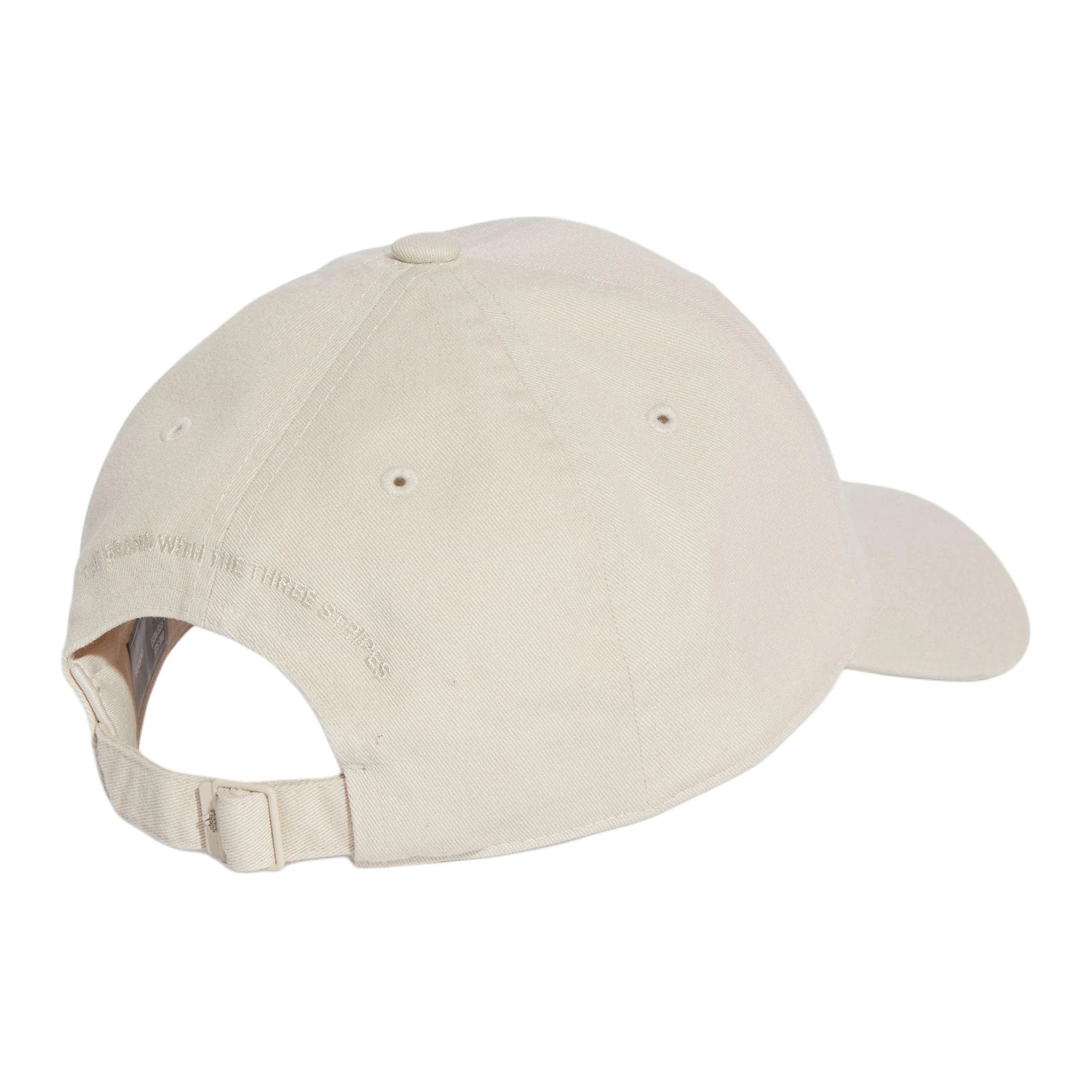 商品[国内直发] Adidas|adidas Logo刺绣 棉 鸭舌帽 男女同款情侣款 米色,价格¥223,第3张图片详细描述