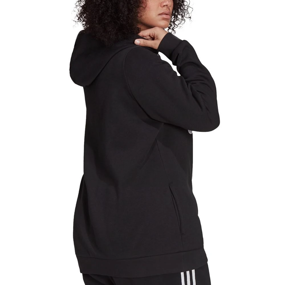 商品Adidas|Plus Size Essentials Logo Fleece Hoodie,价格¥351,第2张图片详细描述