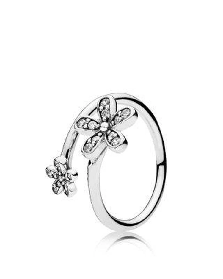 商品PANDORA|Sterling Silver Dazzling Daisies Ring,价格¥449,第1张图片