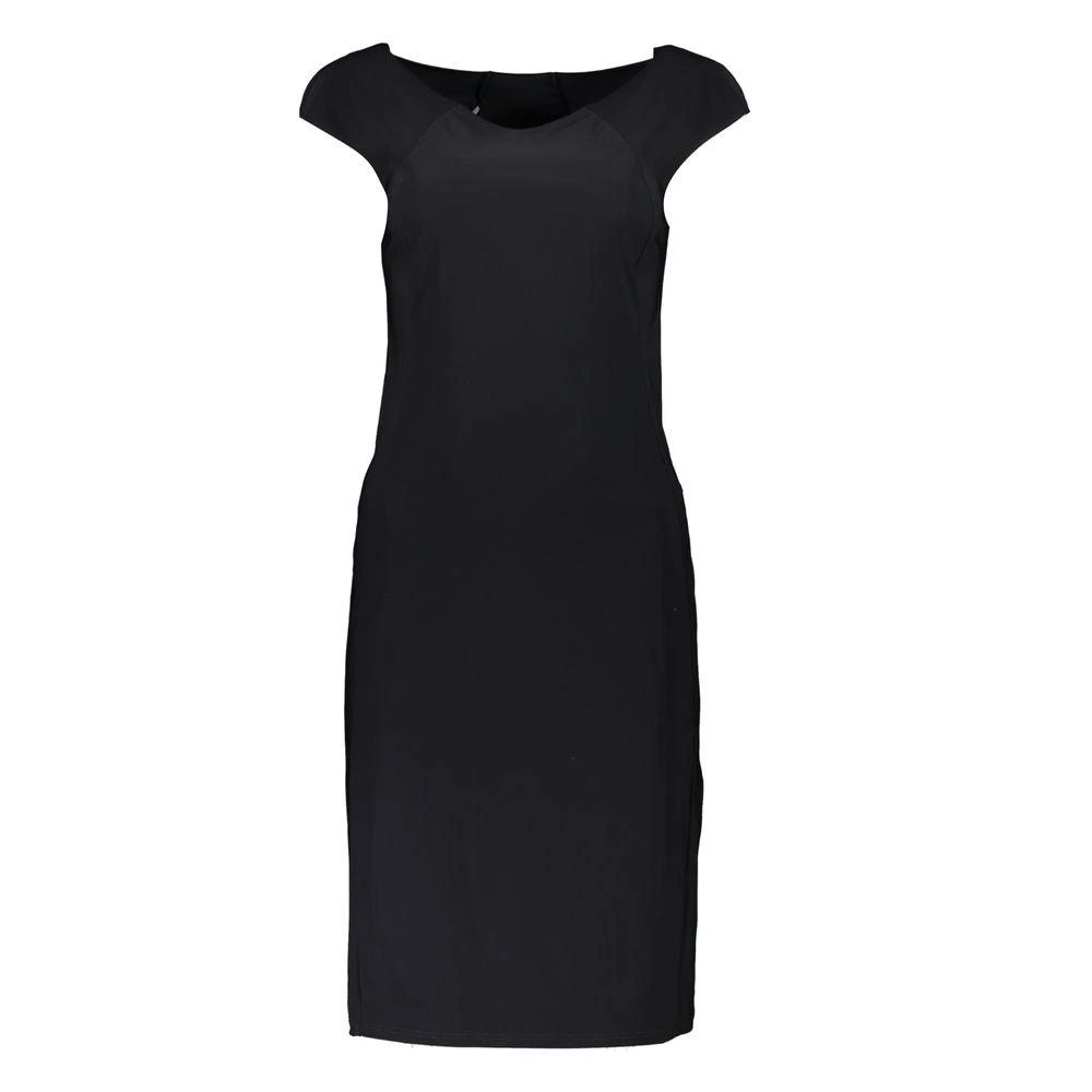 商品PATRIZIA|Patrizia Pepe Elegant Black Boat Neck Dress with Wide Straps,价格¥1714,第1张图片