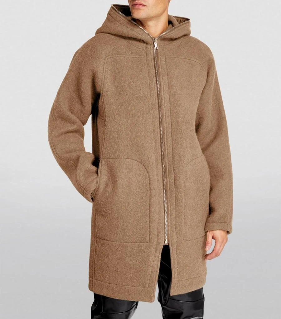 商品Rick Owens|Wool Trench Coat,价格¥17450,第3张图片详细描述