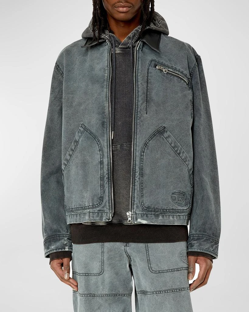 商品Diesel|Men's J-Chart Canvas Jacket,价格¥3848,第1张图片