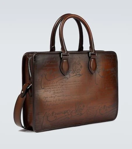商品Berluti|Un Jour Mini Scritto leather briefcase,价格¥30697,第3张图片详细描述