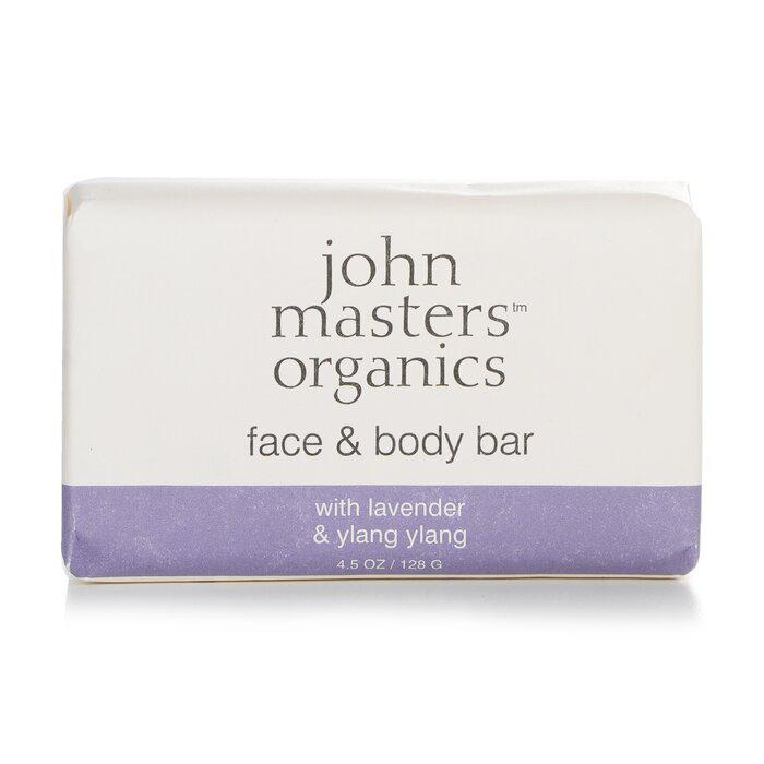 John Masters Organics 依兰薰衣草面部及身体清洁皂 128g/4.5oz商品第1张图片规格展示