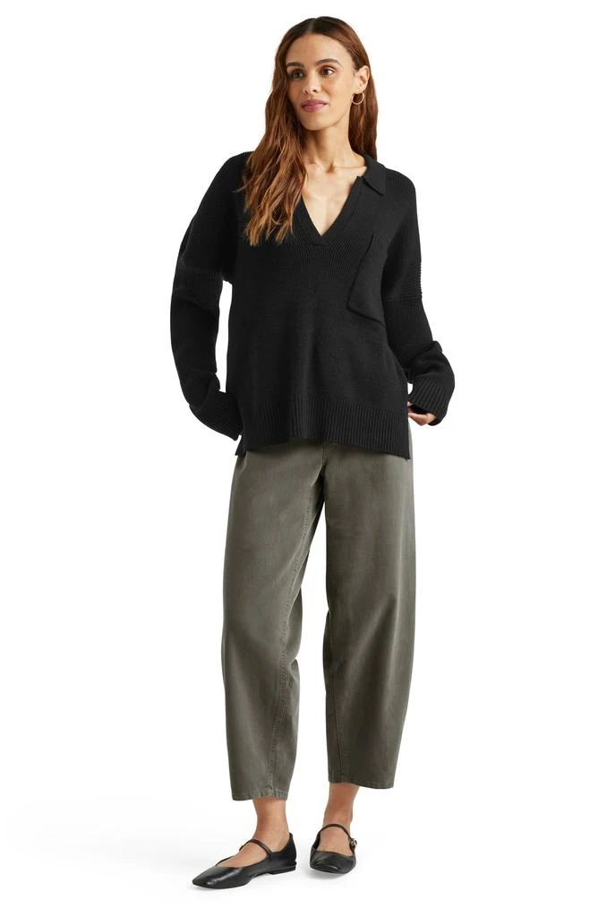 商品Splendid|Kristen Polo Sweater,价格¥487,第5张图片详细描述