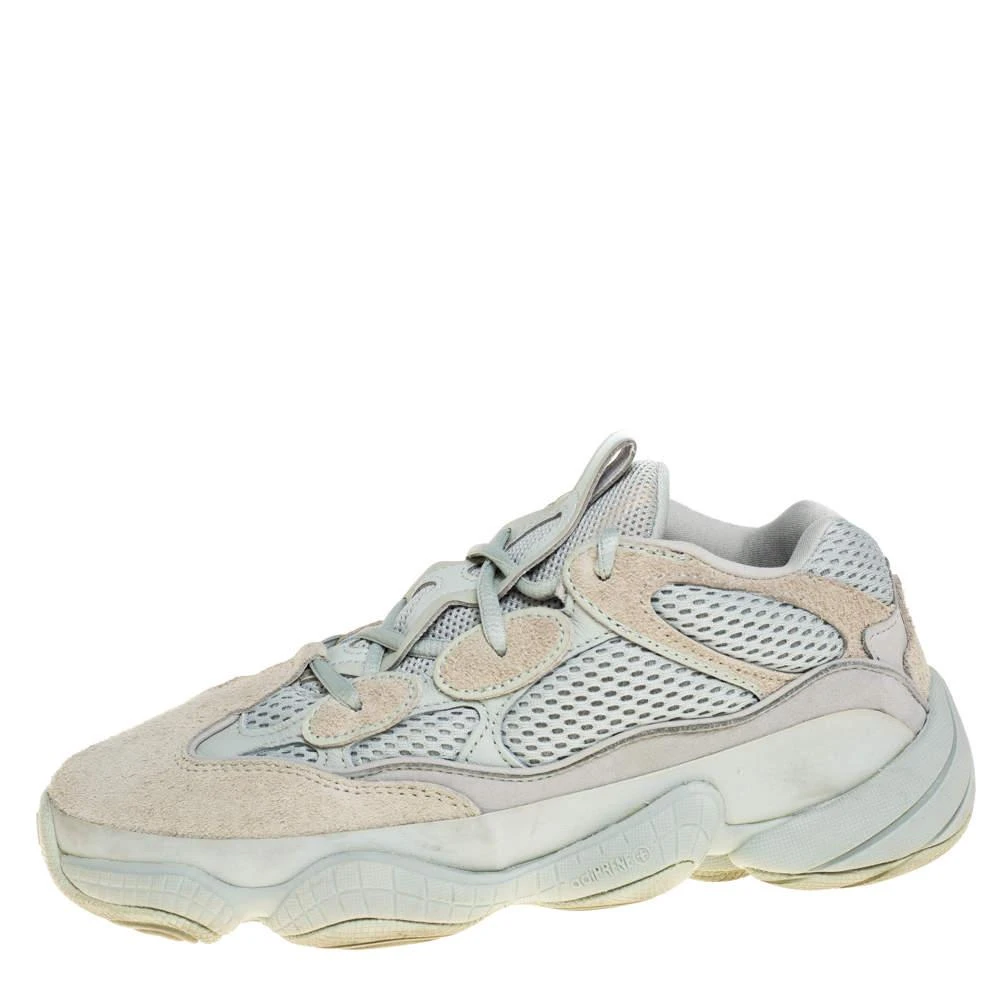 商品[二手商品] YEEZY|Yeezy x Adidas Suede and Mesh Yeezy 500 Salt Sneakers Size 39,价格¥1091,第2张图片详细描述