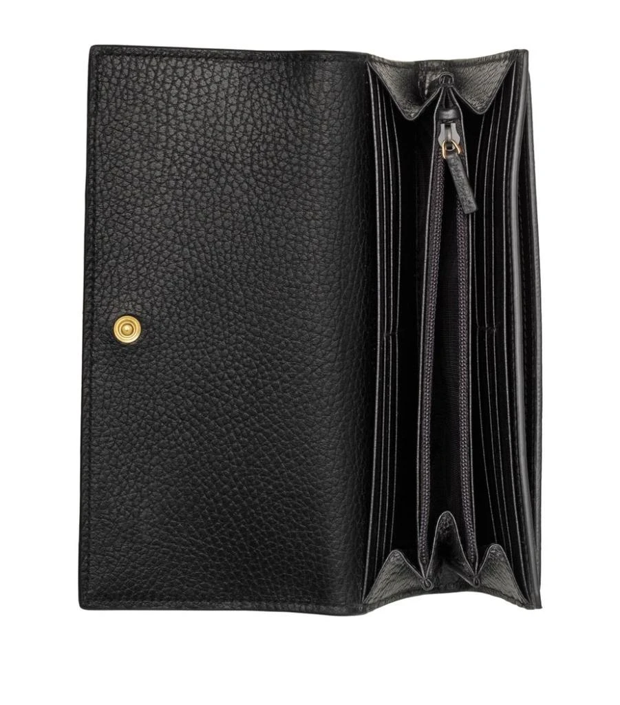 商品Gucci|Leather-Canvas GG Marmont Continental Wallet,价格¥4633,第2张图片详细描述