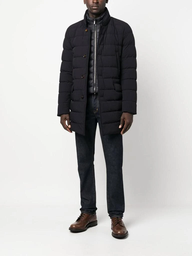 商品MOORER|MOORER Padded zip-front coat,价格¥6478,第2张图片详细描述