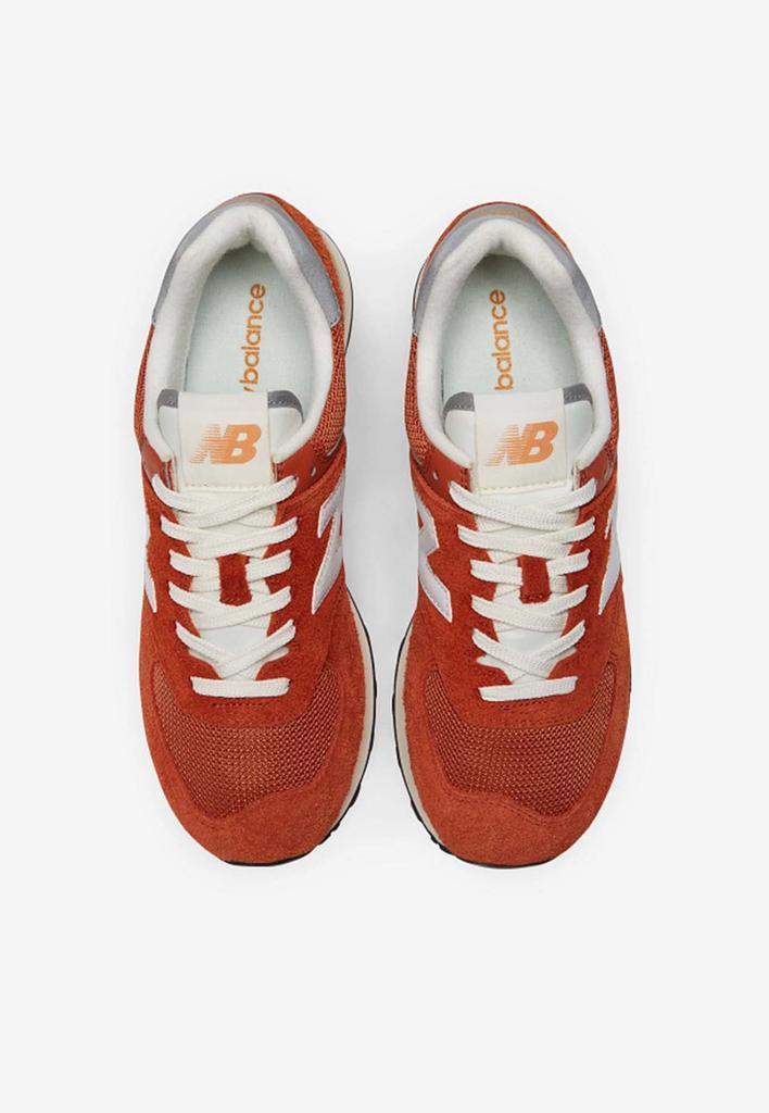 商品New Balance|574 Low-Top Sneakers in Beet Red with White,价格¥938,第7张图片详细描述