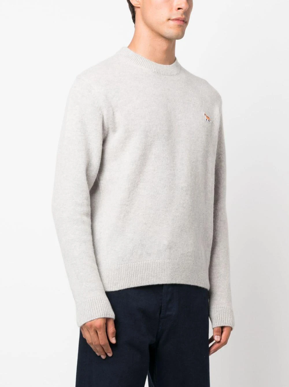 商品【商品预售7天】 Maison Kitsune|Maison Kitsune 男士针织毛衣 LM00813KT1006H120 花色,价格¥1230,第3张图片详细描述