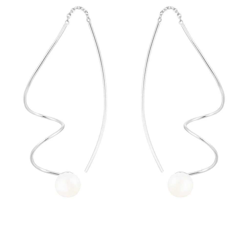 商品Splendid Pearls|Sterling Silver 6.5-7mm Pearl Earrings,价格¥257,第1张图片