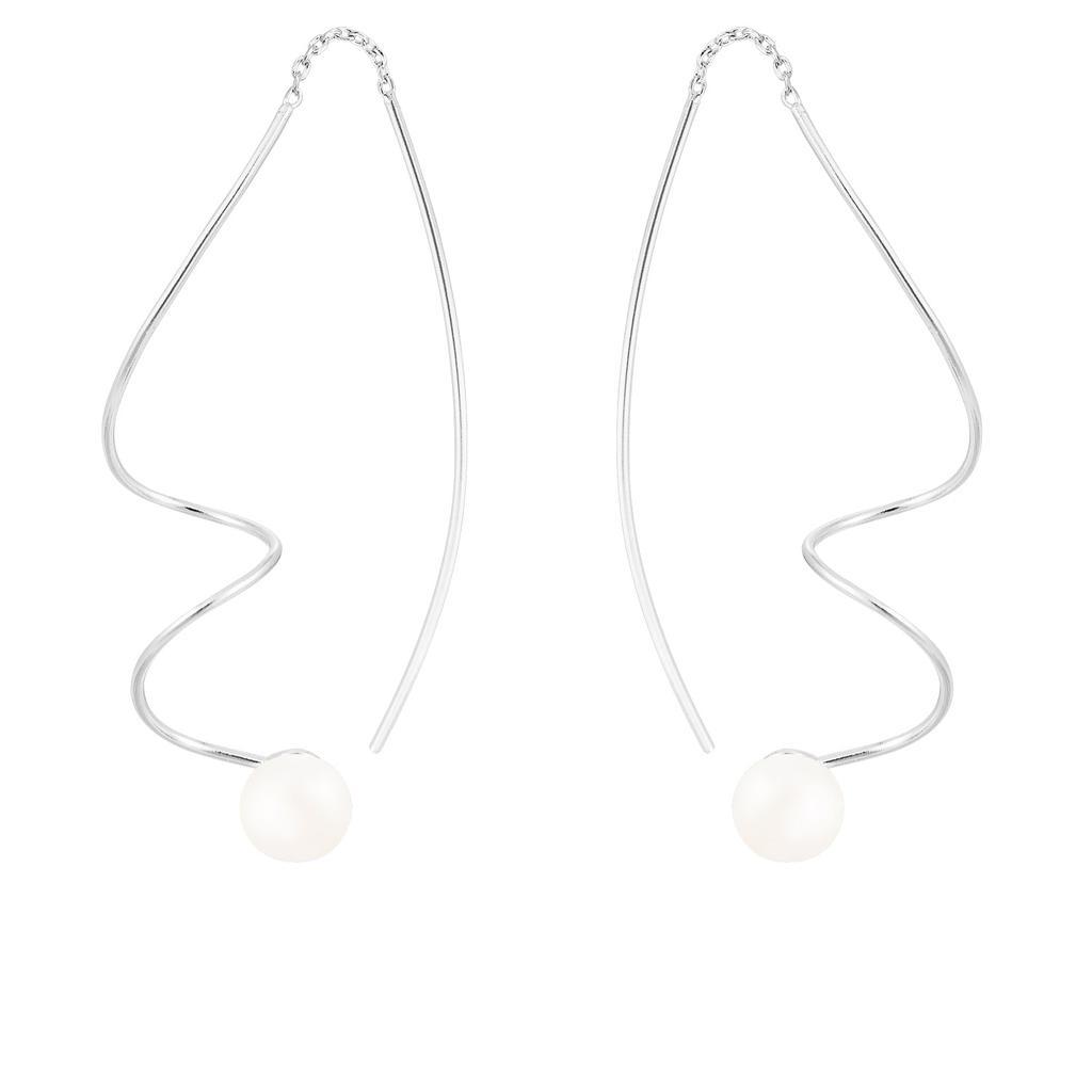 商品Splendid Pearls|Sterling Silver 6.5-7mm Pearl Earrings,价格¥244,第1张图片