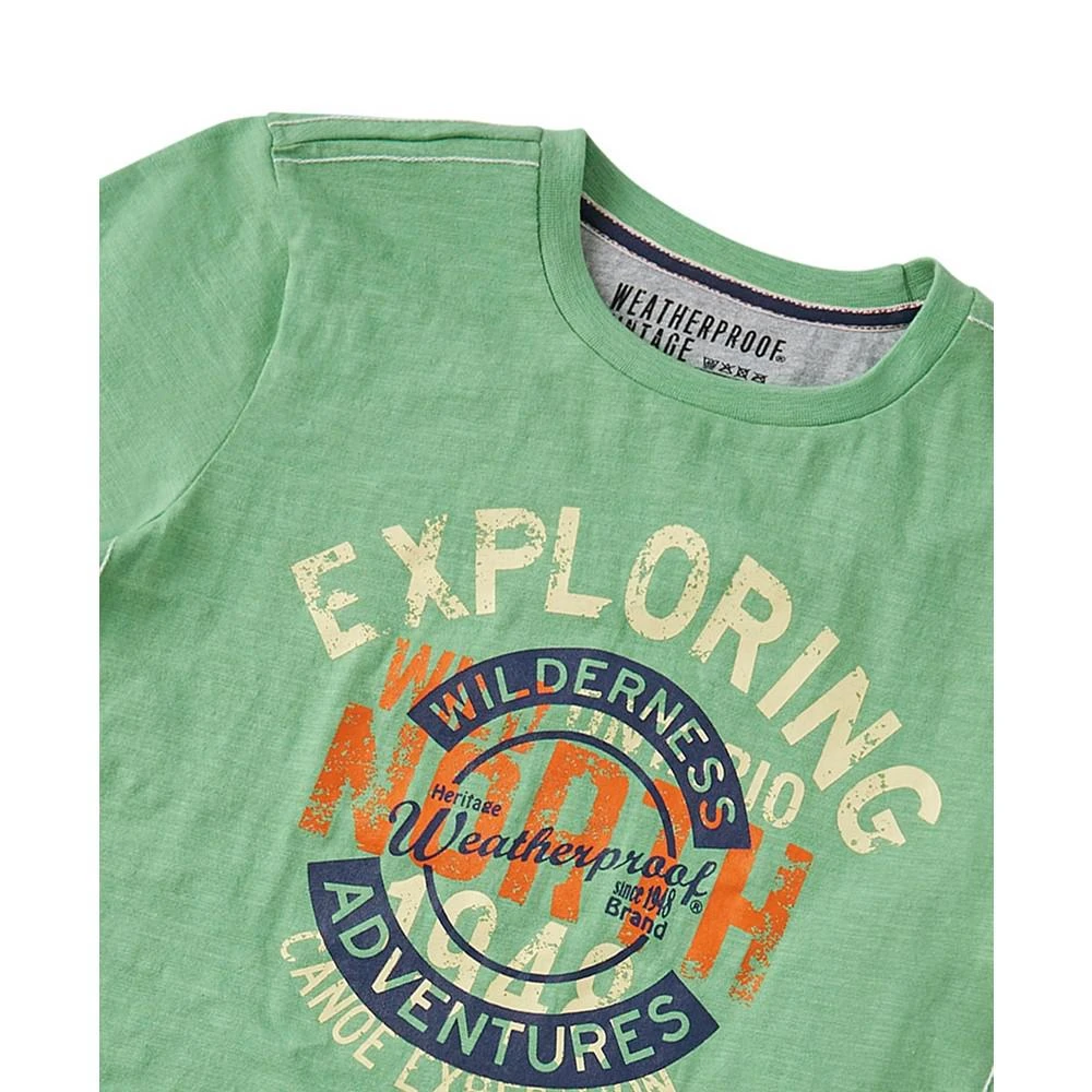 商品Weatherproof Vintage|Weatherproof Big Boys Short Sleeve Graphic T-shirt,价格¥37,第3张图片详细描述