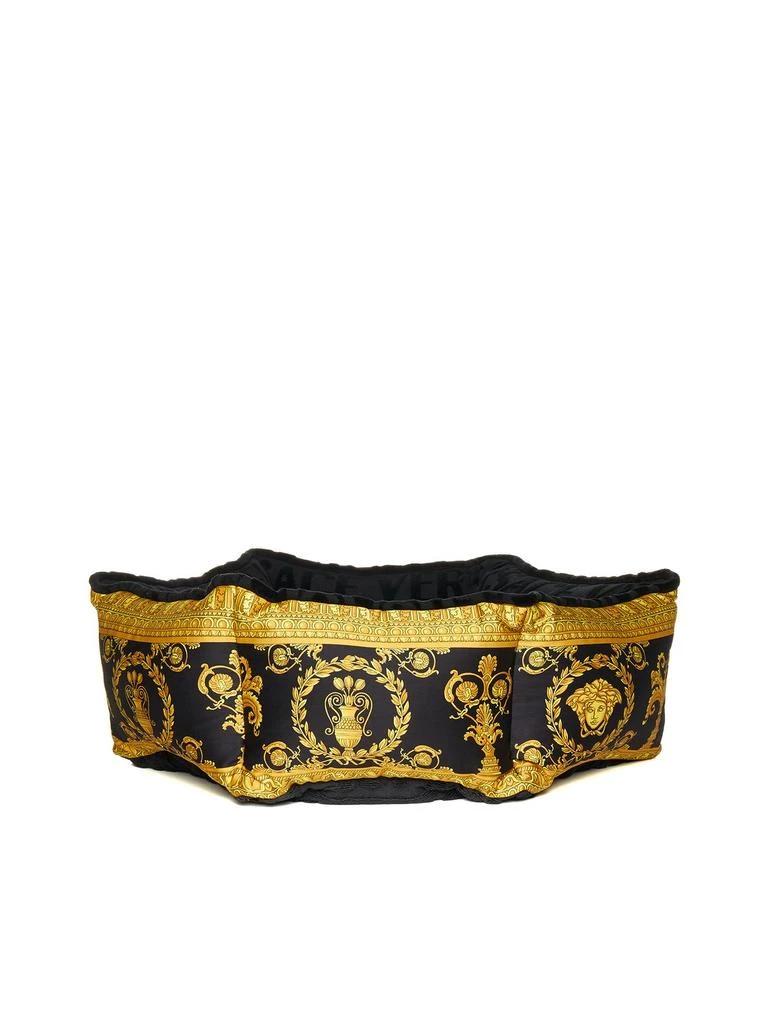 商品Versace|Versace Barocco Printed Textured Padded Pet Bed,价格¥5092,第1张图片详细描述