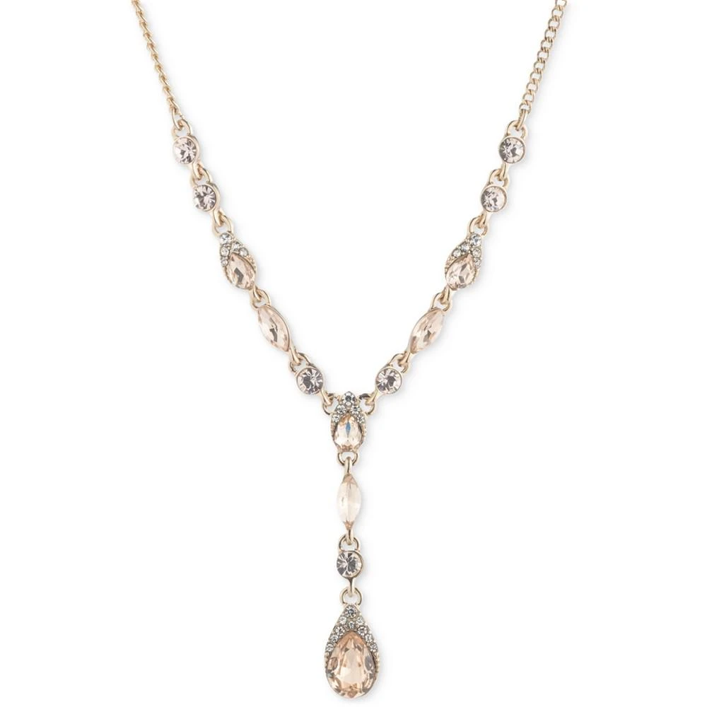 商品Givenchy|Crystal Pear-Shape Lariat Necklace, 16" + 3" extender,价格¥431,第1张图片