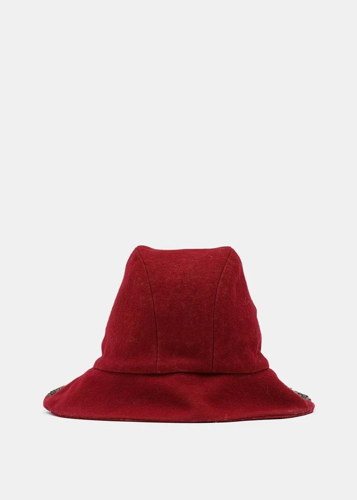 商品Uma Wang|Uma Wang Red & Mustard Helia Hat,价格¥1173,第4张图片详细描述